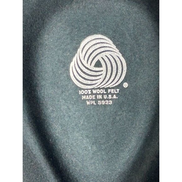 Vintage Dorfman Pacific 100% Wool Felt Fedora in Green - Sz Large - Picture 8 of 11